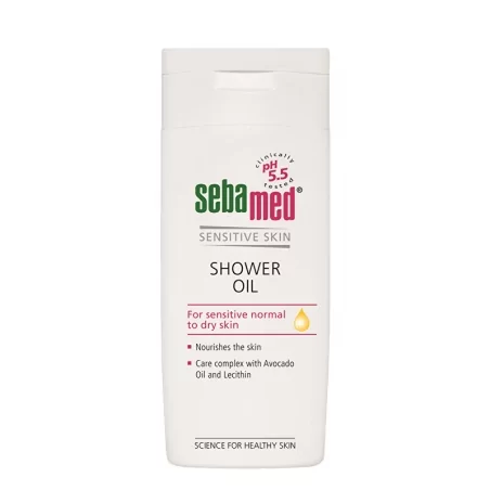 Sprchový olej pro citlivou pokožku Sensitive Skin (Shower Oil) Sebamed - 200 ml