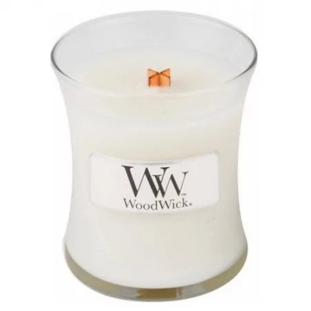Vonná svíčka váza Linen WoodWick - 85 g