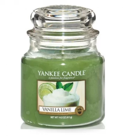 Aromatická svíčka Classic střední Vanilla Lime Yankee Candle - 411 g