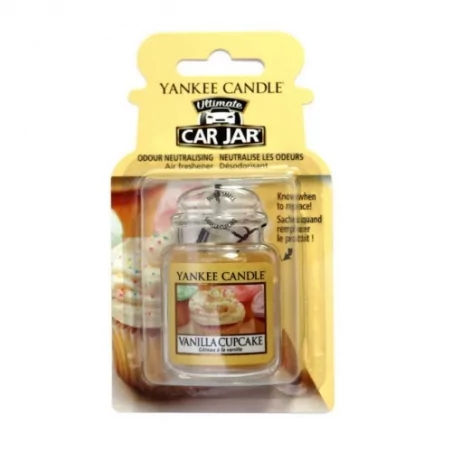 Luxusní visačka do auta Vanilla Cupcake Yankee Candle - 1 ks