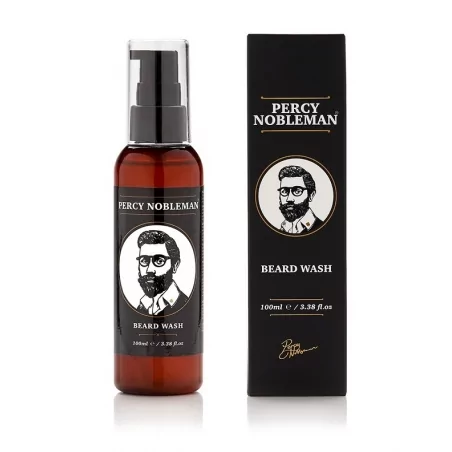 Šampon na vousy s vůní cedrového dřeva (Beard Wash) Percy Nobleman - 100 ml