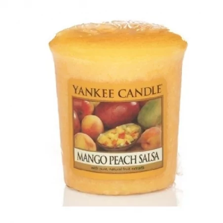Aromatická votivní svíčka Mango Peach Salsa Yankee Candle - 49 g