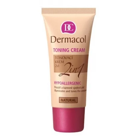 Tónovací krém 2 v 1 Dermacol / Varianta: Natural - 30 ml