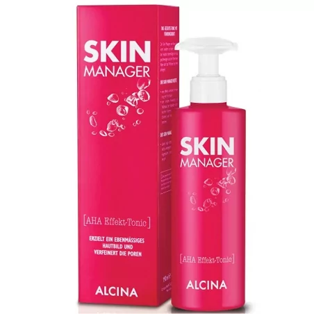 Pleťové tonikum s ovocnými kyselinami Skin Manager (AHA Effect-Tonic) Alcina - 190 ml