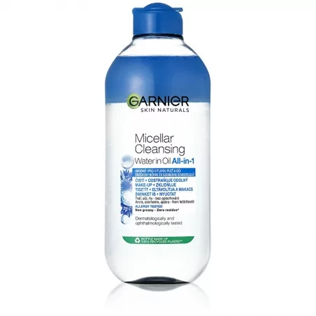 Pečující micelární voda pro velmi citlivou pleť a oči Skin Naturals Garnier - 400 ml