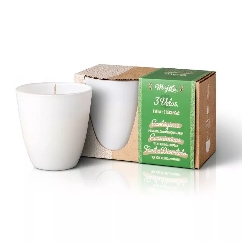 Sada na výrobu svíček s vůní mojito The Greatest Candle Sada na výrobu svíček s vůní mojito The Greatest Candle