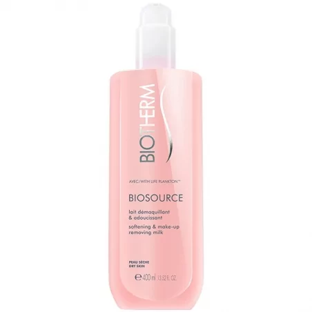 Čisticí pleťové mléko pro suchou pleť Biosource (Softening & Make-up Removing Milk) Biotherm - 400 ml