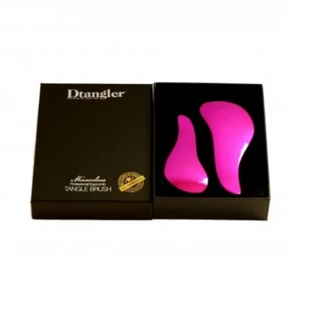 Dárková sada kartáčů na vlasy Miraculous Pink Dtangler