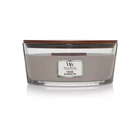 Vonná svíčka loď Fireside WoodWick - 453 g
