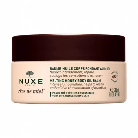 Olejový tělový balzám pro suchou a citlivou pokožku Reve de Miel (Melting Honey Body Oil Balm) Nuxe - 200 ml