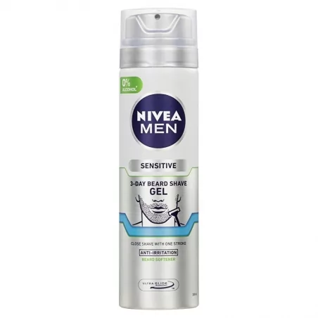 Gel na holení na 3 denní strniště Men (3 Day Beard Shave Gel) Nivea - 200 ml