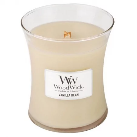 Vonná svíčka váza Vanilla Bean WoodWick - 275 g
