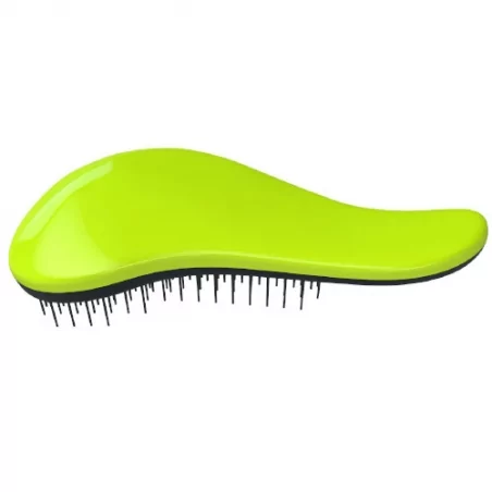 Kartáč na vlasy s rukojetí Green Black Dtangler