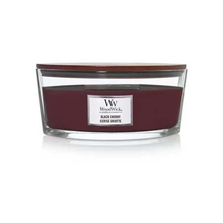 Vonná svíčka loď Black Cherry WoodWick - 453,6 g