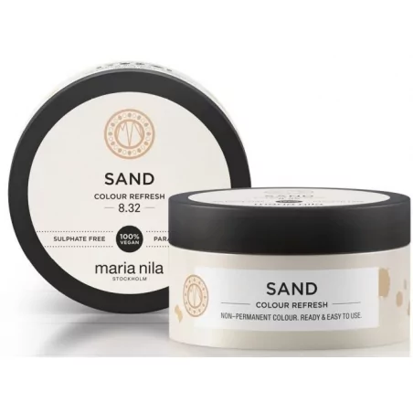 Jemná vyživující maska bez permanentních barevných pigmentů 8.32 Sand (Colour Refresh Mask) Maria Nila - 300 ml