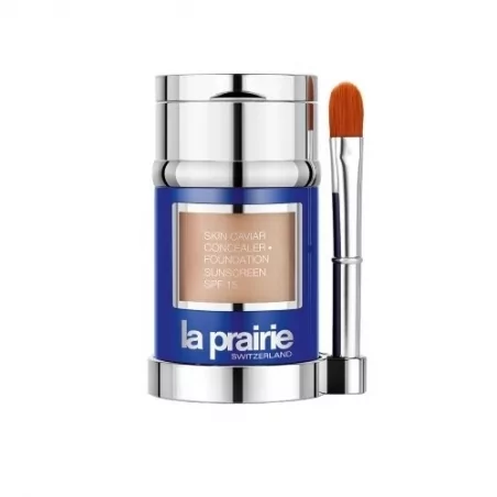 Luxusní tekutý make-up s korektorem SPF 15 (Skin Caviar Concealer Foundation) 30 ml + La Prairie / Odstín: Pure Ivory - 2 g