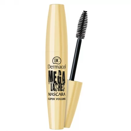 Řasenka pro super objem s panoramatickým efektem Mega Lashes (Mascara Super Volume) Dermacol / Odstín: Black - 13 ml