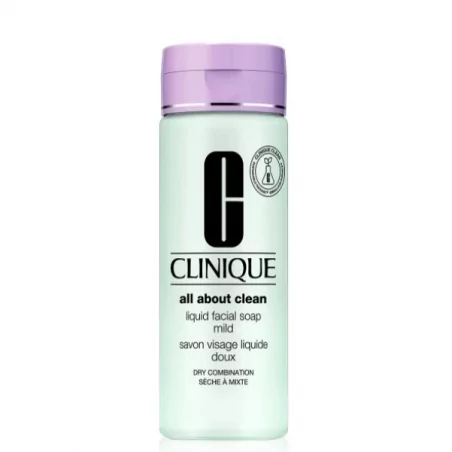 Tekuté čisticí mýdlo na obličej pro suchou až smíšenou pleť (Liquid Facial Soap Mild) Clinique - 200 ml