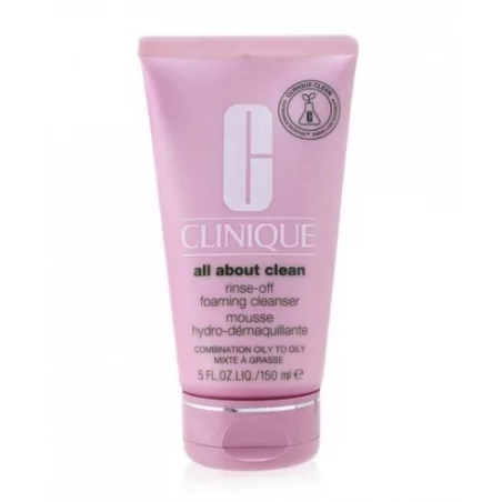 Čisticí krémová pěna pro mastnou a smíšenou pleť All About Clean (Rinse-Off Foaming Cleanser) Clinique - 150 ml