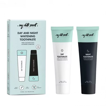 Denní a noční bělicí zubní pasta (Day & Night Toothpaste) My White Secret - 2 x 50 ml