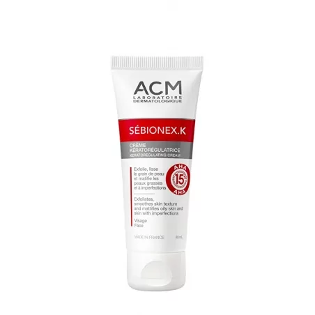 Keratoregulační krém na problematickou pleť a obsahem AHA kyselin Sébionex K (Keratoregulating Cream) ACM - 40 ml