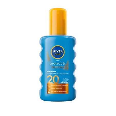 Intenzivní sprej na opalování SPF 20 Sun (Protect & Bronze Sun Spray) Nivea - 200 ml