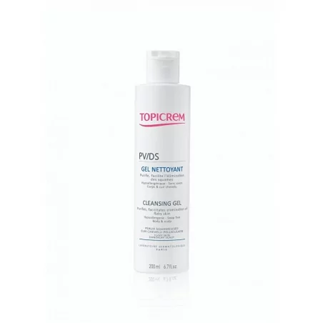 Mycí gel na tělo a pokožku hlavy PV/DS (Cleansing Gel) Topicrem - 200 ml