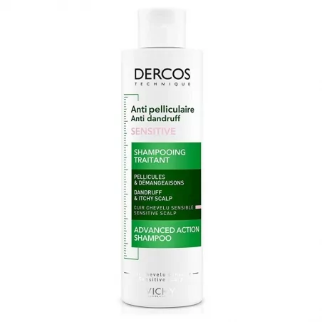 Bezsulfátový šampon proti lupům pro citlivou pokožku Dercos (Anti-Dandruff Sensitive Treatment Shampoo) Vichy - 200 ml