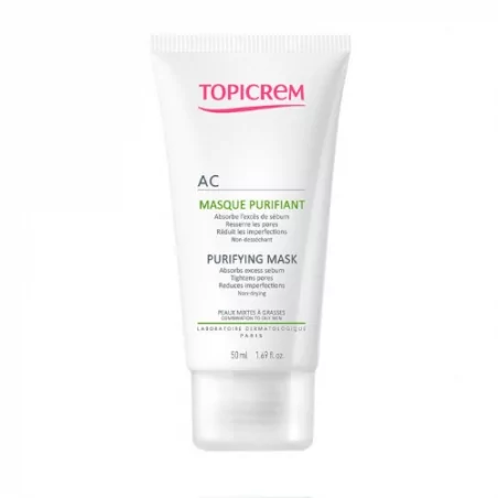 Čisticí maska pro mastnou a smíšenou pleť AC (Purifying Mask) Topicrem - 50 ml