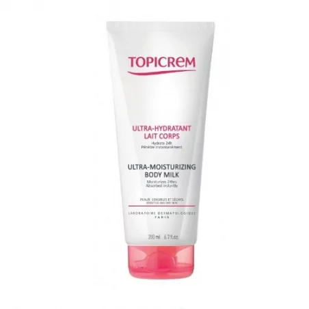 Hydratační tělové mléko pro suchou a citlivou pokožku (Ultra-Moisturizing Body Milk) Topicrem - 500 ml