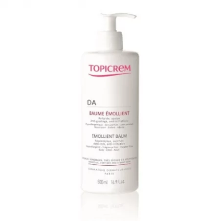 Tělový balzám pro velmi suchou a citlivou pokožku DA (Emollient Balm) Topicrem - 500 ml