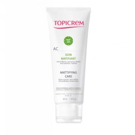 Matující krém pro mastnou a citlivou pleť AC (Mattifying Care) Topicrem - 40 ml