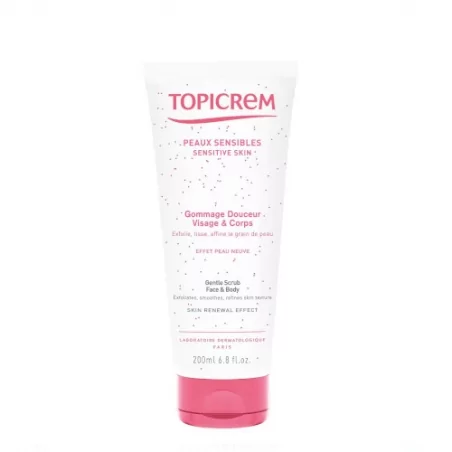 Jemný tělový peeling pro citlivou pokožku (Gentle Scrub) Topicrem - 200 ml