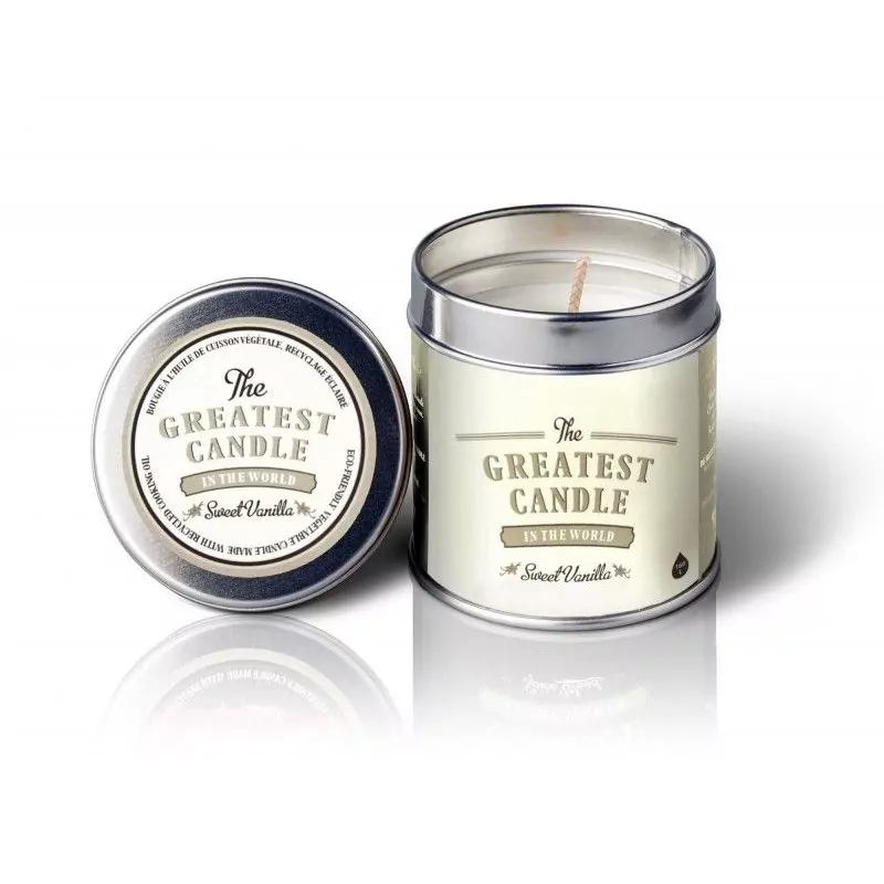 Vonná svíčka v plechovce s aroma sladké vanilky The Greatest Candle - 200 g Vonná svíčka v plechovce s aroma sladké vanilky The Greatest Candle - 200 g