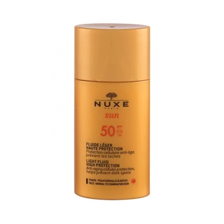 Krém na obličej s fluidní texturou SPF 50 Sun (Light Fluid High Protection) Nuxe - 50 ml