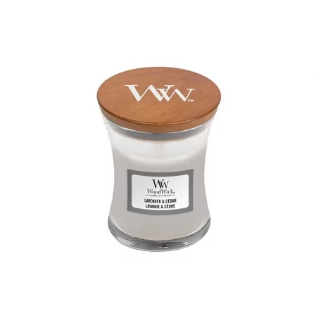 Vonná svíčka váza Lavender & Cedar WoodWick - 85 g
