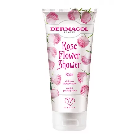 Opojný sprchový krém Růže Flower Shower (Delicious Shower Cream) Dermacol - 200 ml
