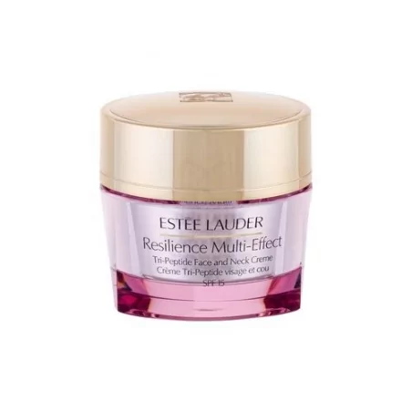 Vyživující krém na obličej a dekolt pro suchou pleť SPF 15 Resilience Multi-Effect (Tri Peptide Face And Neck Creme) Estée Laude