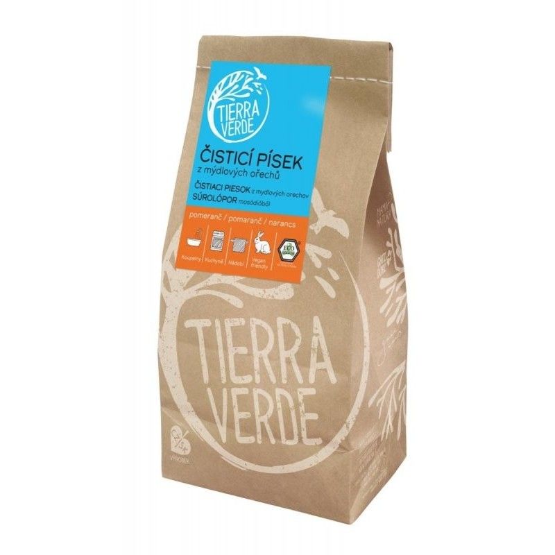 Čisticí písek s pomerančem Tierra Verde - 1 kg