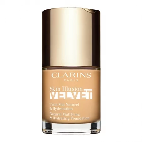 Matující make-up Skin Illusion Velvet (Natural Matifying & Hydrating Foundation) Clarins / Odstín: 110.5W - 30 ml