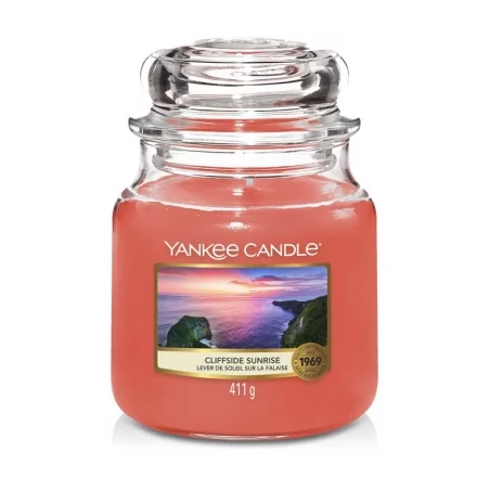 Aromatická svíčka střední Cliffside Sunrise Yankee Candle - 411 g