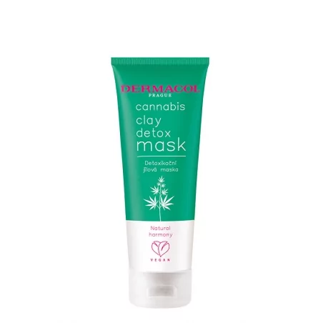 Detoxikační jílová maska s konopným olejem Cannabis (Clay Detox Mask) Dermacol - 100 ml