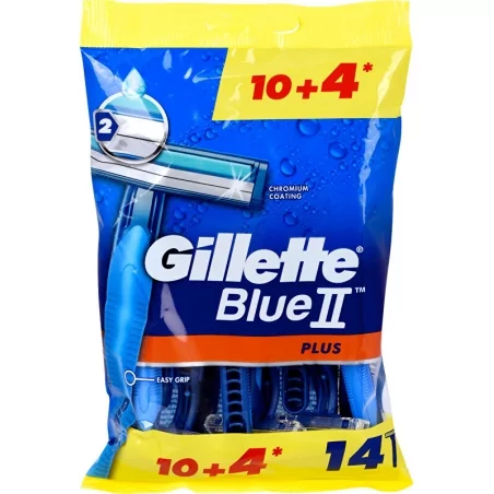 Pánská jednorázová holítka Gillette Blue2 Plus 10+ Gillette - 4 ks