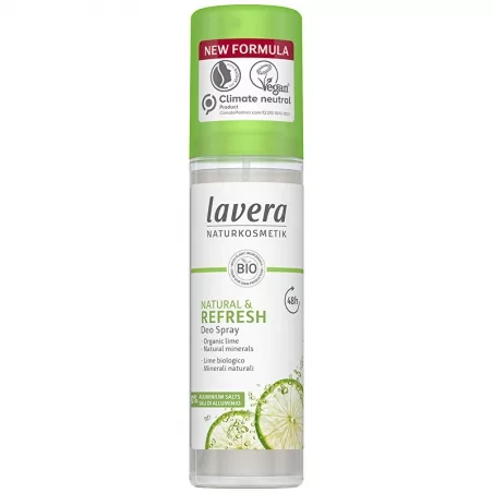 Osvěžující deodorant ve spreji s vůní limetky Refresh (Deo Spray) Lavera - 75 ml