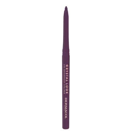 Automatická tužka na oči Crystal Look (24H Waterproof Eyeliner) Dermacol / Odstín: 01 Bronze
