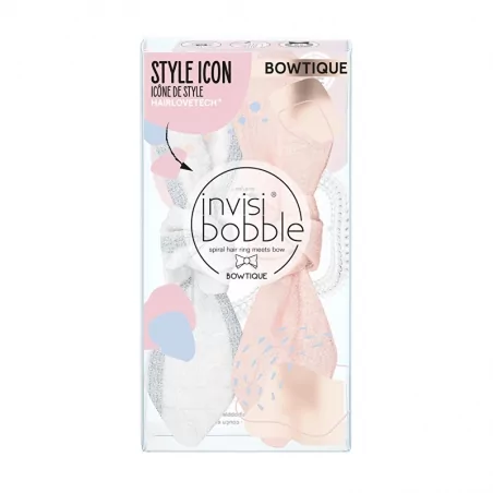 Gumička do vlasů s mašlí Bowtique Duo Nordic Breeze Summer Lemming Go Invisibobble - 2 ks
