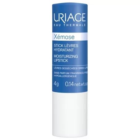 Hydratační balzám na rty Xémose (Moisturizing Lipstick) Uriage - 4 g