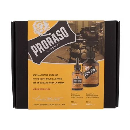 Dárková sada přípravků na plnovous Wood & Spice Proraso