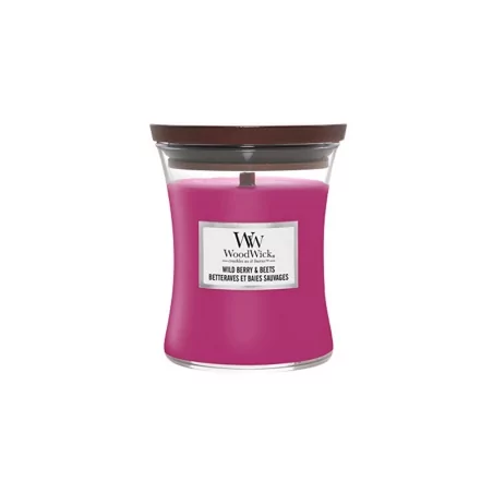 Vonná svíčka váza střední Wild Berry & Beets WoodWick - 275 g