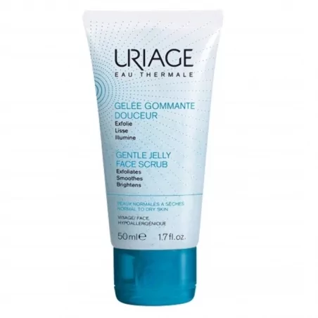 Pleťový peeling pro normální až suchou pleť Gentle Jelly Face Scrub Uriage - 50 ml